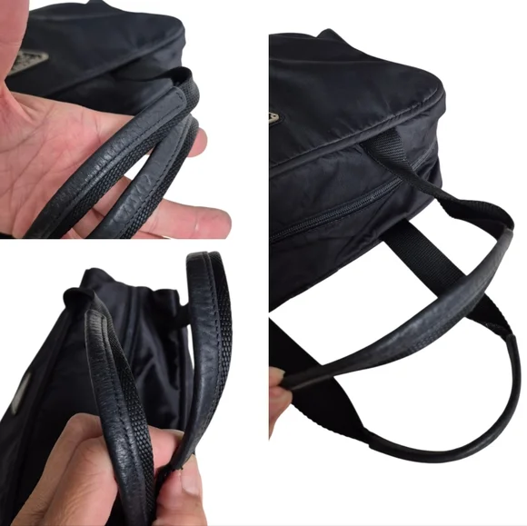 Vintage Prada Black Nylon Handbag - Picture 12 of 16